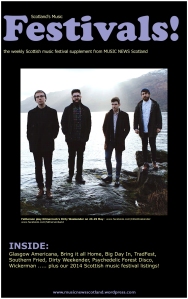Click to read this edition of FESTIVALS! supplement from the MUSIC NEWS Scotland team - this Issuu version is suitable for all platforms including iPad/iPhone