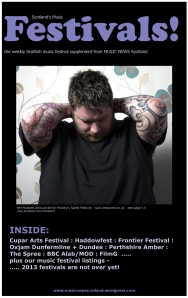 Click to read this edition of FESTIVALS! - this Issuu version is also suitable for iPad/iPhone